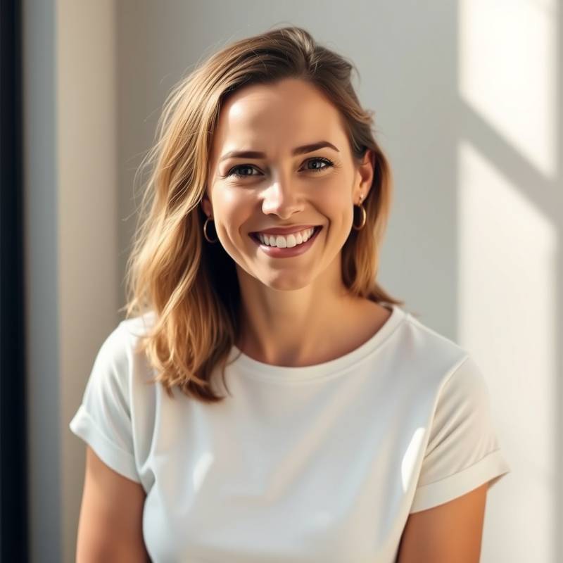 Amelia Stone smiling, co-founder of StudioVerse